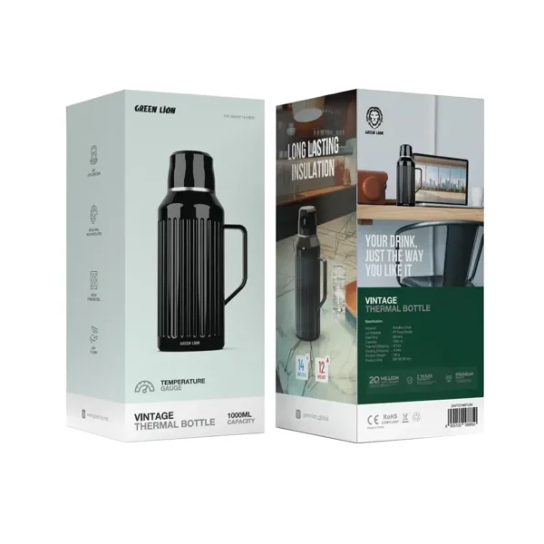 بطری حرارتی وینتیج گرین Green Vintage Thermal Bottle
